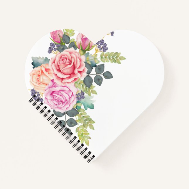 Floral 🌸 Notebook  (Front)