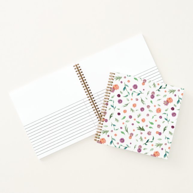 Floral Notebook Gift for Mom | Pretty Journal (Inside)