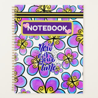 Floral Notebook Planner