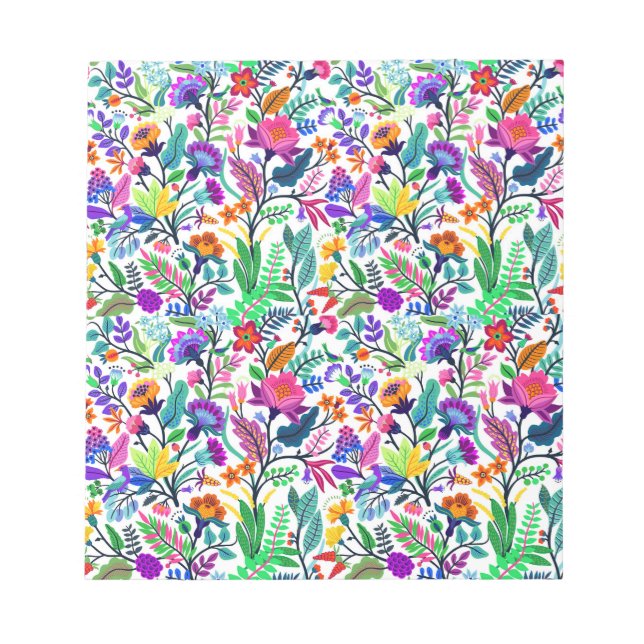 Floral  notepad (Front)