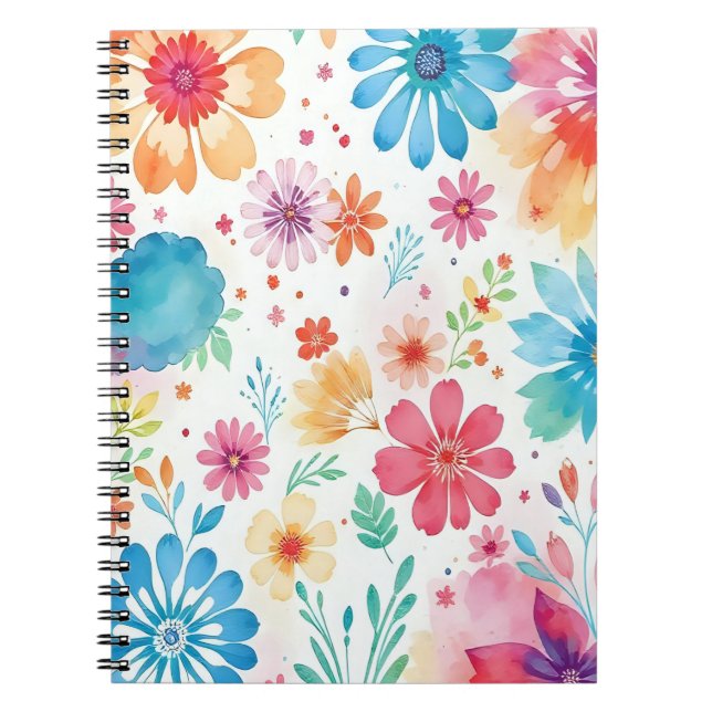 floral notepad notebook (Front)