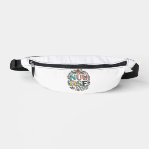 Floral Nurse Shirt Design Vintage Medical Art_1 Fanny Pack
