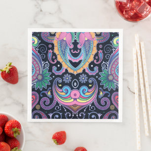Floral of Love Paper Dinner Napkins