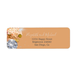 Floral Orange Eucalyptus Elegant Disco
