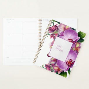 Floral Orchids Add Two Photos  Planner