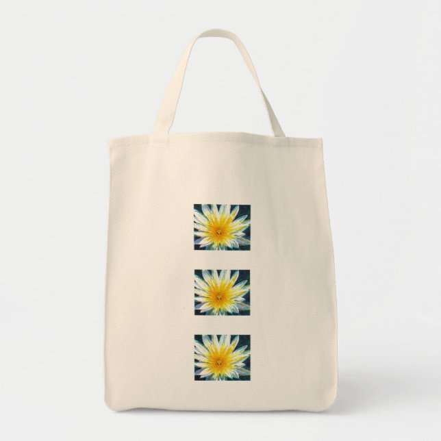 Floral Organic Grocery Bag (Front)