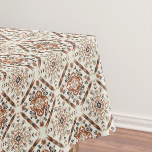 Floral Oriental Ethnic Pattern  Tablecloth