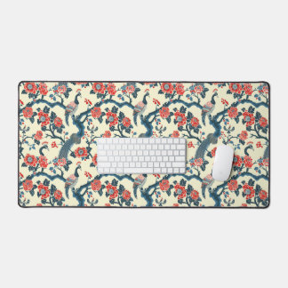 Floral Oriental Peacock style japonais