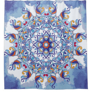 Floral ornament, artistic design.