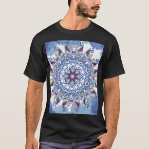 Floral ornament, artistic design. T-Shirt
