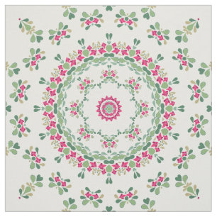 Floral ornament fabric