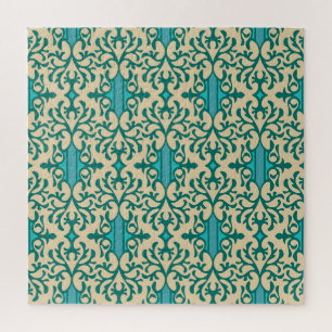 Floral Ornament: Fashionable Modern Seamless Jigsaw Puzzle