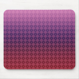 Floral ornament, gradient mouse pad