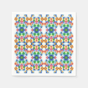 floral ornament napkin