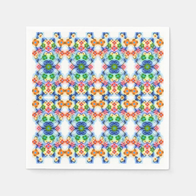 floral ornament napkin (Front)