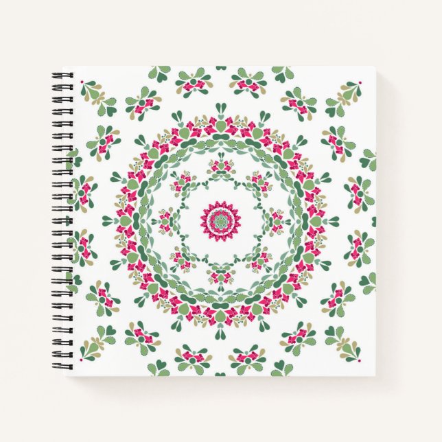 Floral ornament notebook (Front)