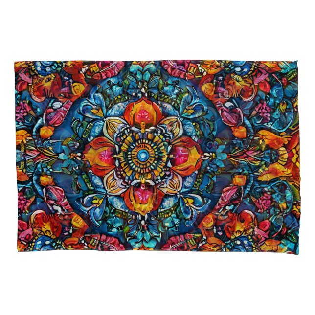 Floral Ornament Pillowcase (Front)