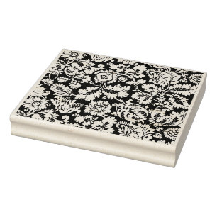 Floral Ornament Rubber Stamp
