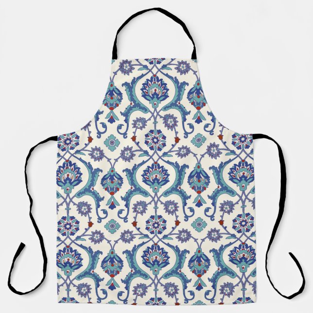 Floral Ornament: Traditional Arabic Pattern. Apron (Front)