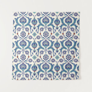 Floral Ornament: Traditional Arabic Pattern. Tapestry