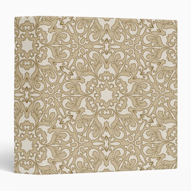 Floral ornate background binder (Front/Spine)