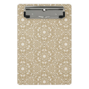 Floral ornate background mini clipboard