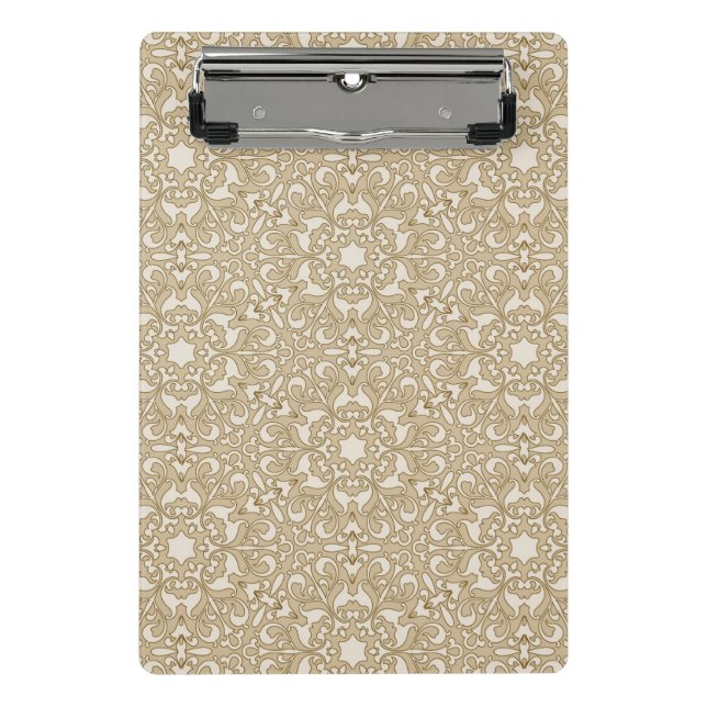 Floral ornate background mini clipboard (Front)