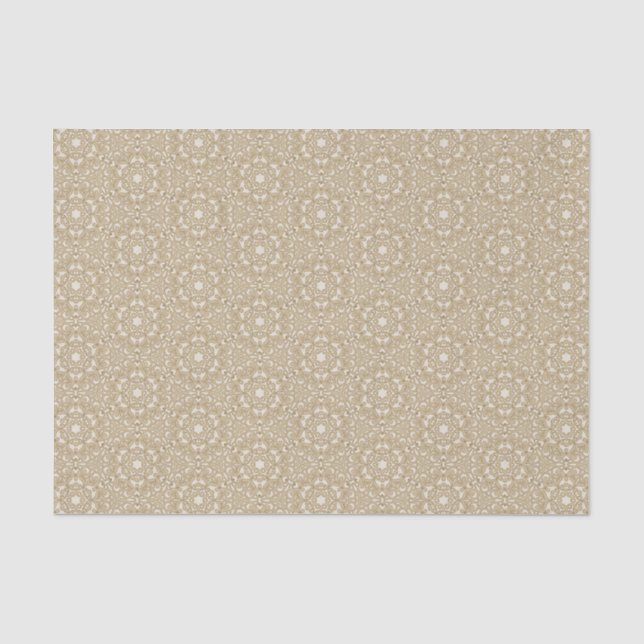 Floral ornate background tissue paper (Front)