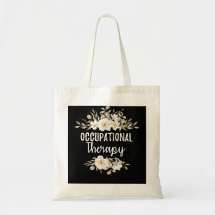 Floral OT Occupational Therapy Occupational Therap Tote Bag