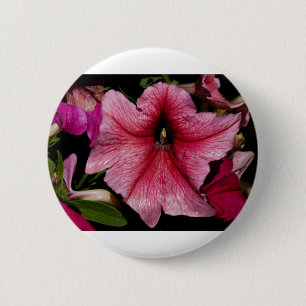 Floral Outburst 2 Inch Round Button