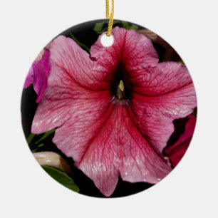 Floral Outburst Ceramic Ornament