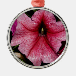 Floral Outburst Metal Ornament