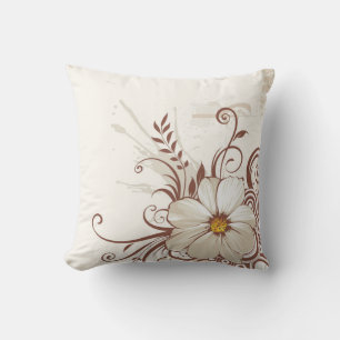 Floral Outdoor Accent Pillow