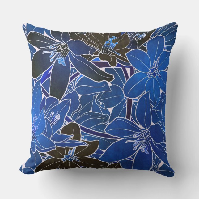 Floral Outdoor Pillow (Front)