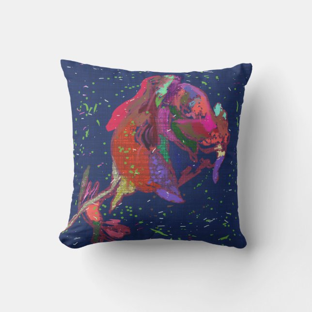 Floral  outdoor pillow (Front)