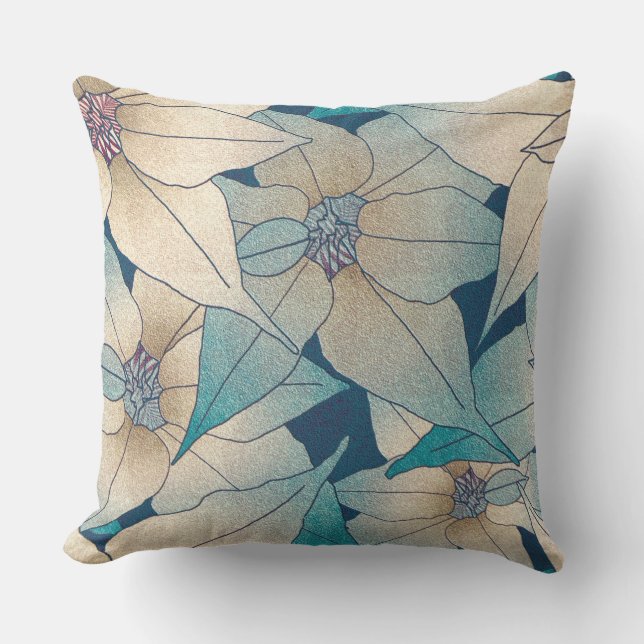 Floral Outdoor Pillow (Front)