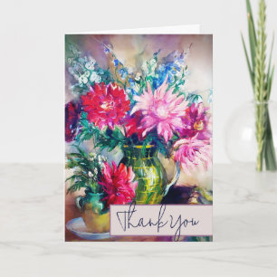 Floral painting  card