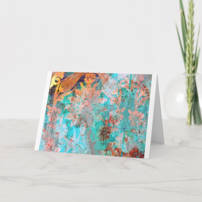 Floral Painting Card (Front)