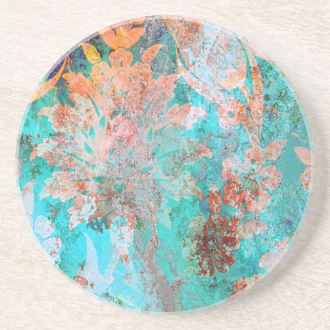 Floral Painting Coaster (Front)