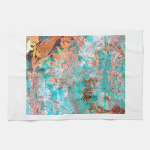Floral Painting Kitchen Towel