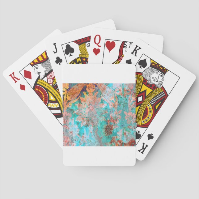 Floral Painting Playing Cards (Back)