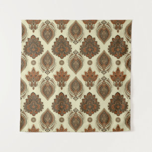 Floral paisley, Asian textile vintage pattern. Tapestry