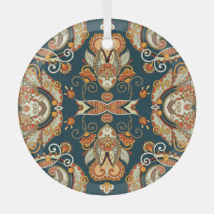 Floral Paisley Bandanna: Traditional Ornament