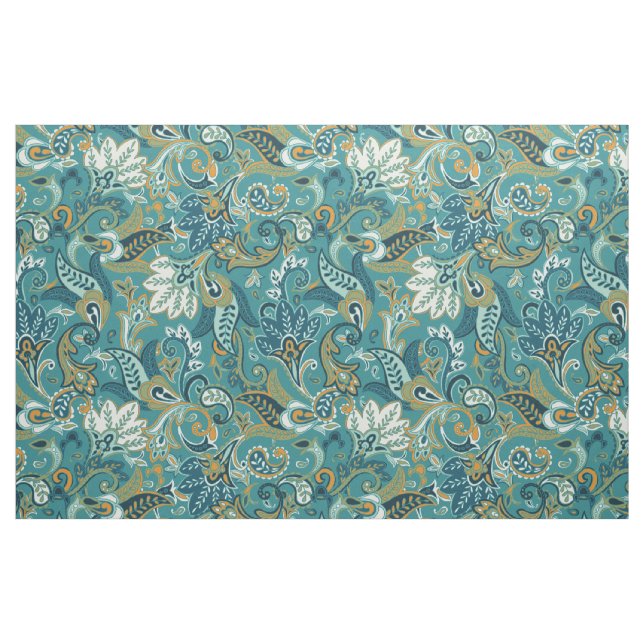 Floral Paisley Fabric (Fat Quarter)