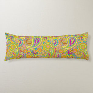 Floral Paisley seamless pattern I + your ideas Body Pillow