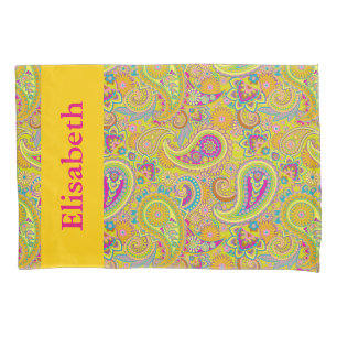 Floral Paisley seamless pattern I + your ideas Pillowcase