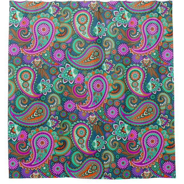 Floral Paisley seamless pattern II + your ideas (Front)