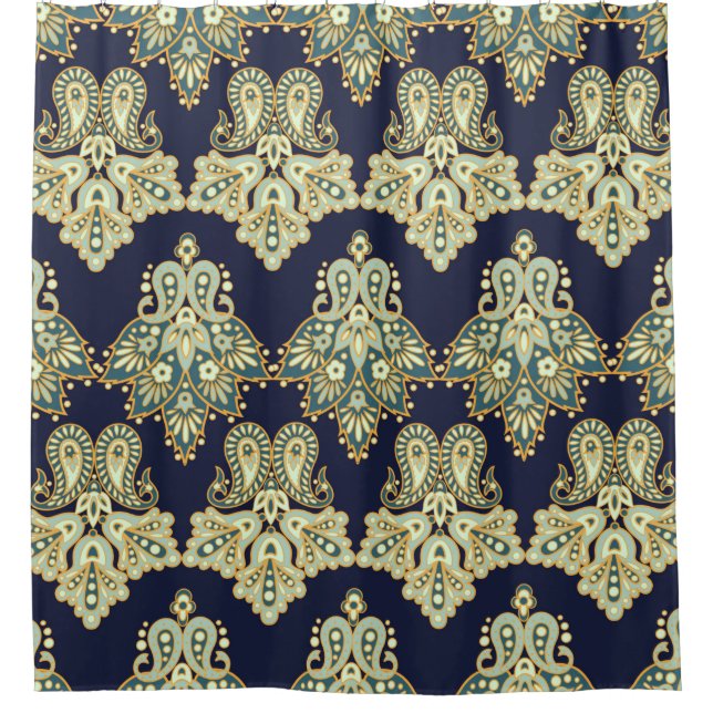 Floral paisley seamless pattern. illustration in A (Front)