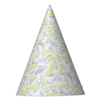 Floral Pale Party Hat