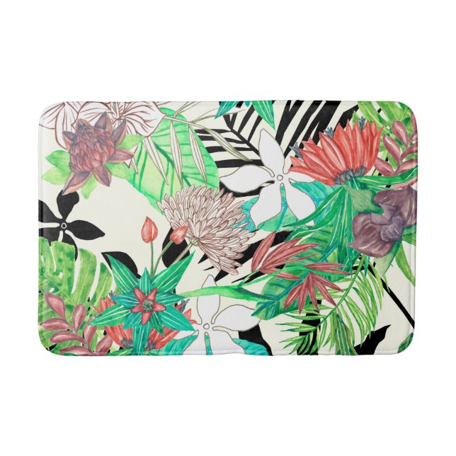 Floral Paradise II Bath Mat (Front)